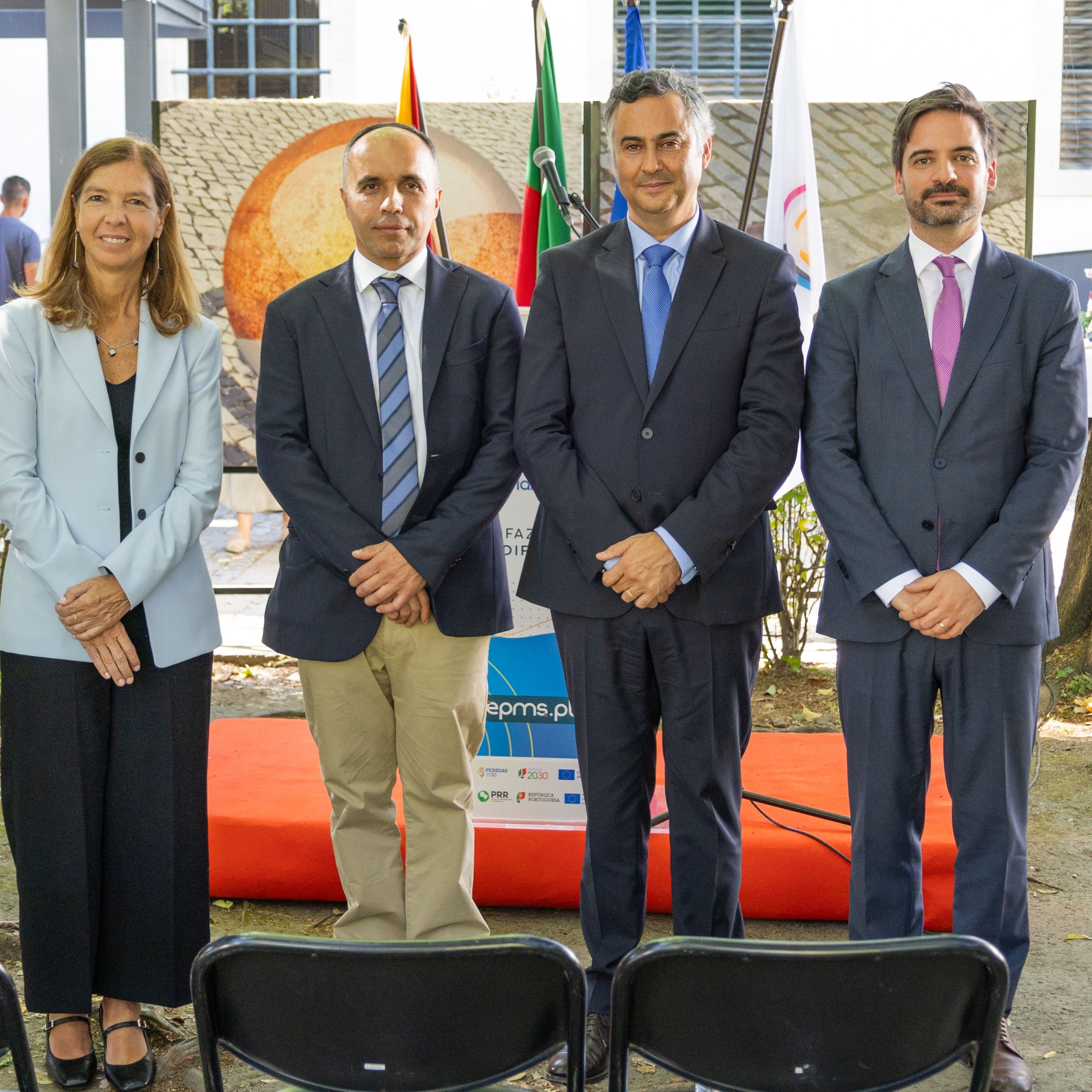 Abertura Oficial do ano letivo na EPMS com Ministro de Educação e Secretários de Estado